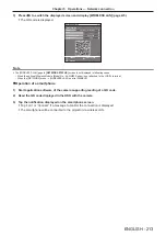 Preview for 213 page of Panasonic PT-REQ12 Series Operating Instructions Manual