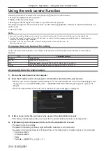 Preview for 214 page of Panasonic PT-REQ12 Series Operating Instructions Manual