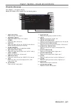 Preview for 221 page of Panasonic PT-REQ12 Series Operating Instructions Manual