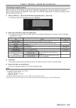 Preview for 233 page of Panasonic PT-REQ12 Series Operating Instructions Manual