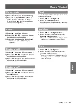 Preview for 41 page of Panasonic PT-TW231RE Operating Instructions Manual