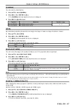 Preview for 67 page of Panasonic PT-VX615N Operating Instructions Manual