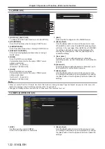 Preview for 122 page of Panasonic PT-VX615N Operating Instructions Manual