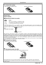 Preview for 13 page of Panasonic PT-VZ585N Operating Instructions Manual