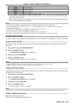 Preview for 85 page of Panasonic PT-VZ585N Operating Instructions Manual