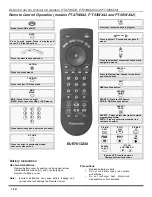 Preview for 18 page of Panasonic PT47WX42F - 47" PROJECTION TV HD Operating Instructions Manual