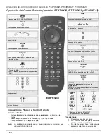 Preview for 74 page of Panasonic PT47WX42F - 47" PROJECTION TV HD Operating Instructions Manual