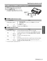 Preview for 21 page of Panasonic PTLW80NTU - LCD PROJECTOR - MULTI LANGUAGE Operating Instructions Manual