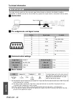 Preview for 48 page of Panasonic PTLW80NTU - LCD PROJECTOR - MULTI LANGUAGE Operating Instructions Manual