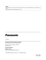 Preview for 64 page of Panasonic PTLW80NTU - LCD PROJECTOR - MULTI LANGUAGE Operating Instructions Manual