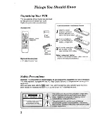 Preview for 4 page of Panasonic PV-4562 Operating Instructions Manual