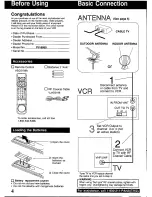 Preview for 4 page of Panasonic PV-9660 Operating Instructions Manual