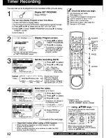 Preview for 12 page of Panasonic PV-9660 Operating Instructions Manual