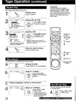 Preview for 22 page of Panasonic PV-9660 Operating Instructions Manual