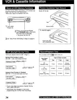 Preview for 34 page of Panasonic PV-9660 Operating Instructions Manual