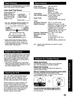 Preview for 35 page of Panasonic PV-9660 Operating Instructions Manual