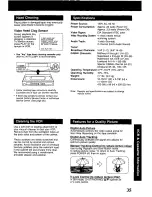 Preview for 36 page of Panasonic PV-966H Operating Instructions Manual