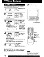 Preview for 16 page of Panasonic PV-C1321A Operating Instructions Manual