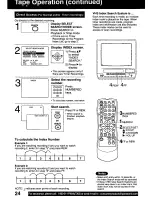 Preview for 24 page of Panasonic PV-C1321A Operating Instructions Manual