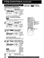 Preview for 34 page of Panasonic PV-C1321A Operating Instructions Manual