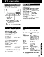 Preview for 37 page of Panasonic PV-C1321A Operating Instructions Manual