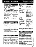 Preview for 41 page of Panasonic PV-C2541 Operating Manual