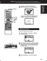 Preview for 17 page of Panasonic PV-D4744K Operating Instructions Manual