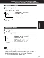 Preview for 27 page of Panasonic PV-D4744K Operating Instructions Manual