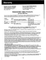 Preview for 90 page of Panasonic PV-DV950 Operating Instructions Manual