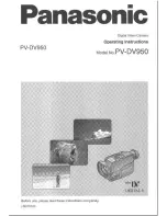 Panasonic PV-DV950 Operating Manual preview