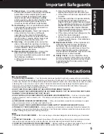 Preview for 5 page of Panasonic PV-L552 Operating Manual