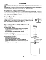 Preview for 5 page of Panasonic PV-M2044 Operating Instructions Manual