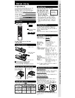 Preview for 3 page of Panasonic PV-V4525S Operating Instructions Manual