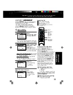 Preview for 33 page of Panasonic PV-VS4821-K Operating Instructions Manual