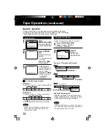 Preview for 34 page of Panasonic PV-VS4821-K Operating Instructions Manual