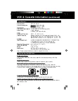 Preview for 46 page of Panasonic PV-VS4821-K Operating Instructions Manual