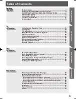 Preview for 3 page of Panasonic PV20DF64 - MONITOR/DVD COMBO Operating Instructions Manual