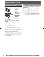 Preview for 8 page of Panasonic PV20DF64 - MONITOR/DVD COMBO Operating Instructions Manual