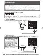 Preview for 14 page of Panasonic PV20DF64 - MONITOR/DVD COMBO Operating Instructions Manual