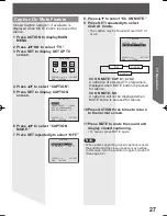 Preview for 27 page of Panasonic PV20DF64 - MONITOR/DVD COMBO Operating Instructions Manual