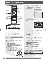 Preview for 38 page of Panasonic PV20DF64 - MONITOR/DVD COMBO Operating Instructions Manual