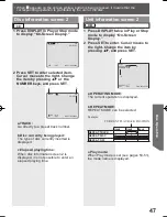 Preview for 47 page of Panasonic PV20DF64 - MONITOR/DVD COMBO Operating Instructions Manual