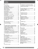 Preview for 72 page of Panasonic PV20DF64 - MONITOR/DVD COMBO Operating Instructions Manual