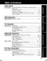 Preview for 5 page of Panasonic PV27D52 - TV/DVD COMBO - MULTI LANGUAGE Operating Instructions Manual