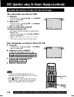 Preview for 42 page of Panasonic PV27D52 - TV/DVD COMBO - MULTI LANGUAGE Operating Instructions Manual