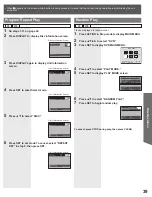 Preview for 39 page of Panasonic PV27DF5 - DVD/TV UNIT Operating Instructions Manual