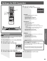 Preview for 41 page of Panasonic PV27DF5 - DVD/TV UNIT Operating Instructions Manual