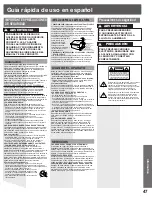 Preview for 47 page of Panasonic PV27DF5 - DVD/TV UNIT Operating Instructions Manual