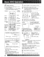 Preview for 22 page of Panasonic PVD4742 - DVD/VCR DECK Operating Instructions Manual