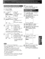 Preview for 43 page of Panasonic PVD4742 - DVD/VCR DECK Operating Instructions Manual